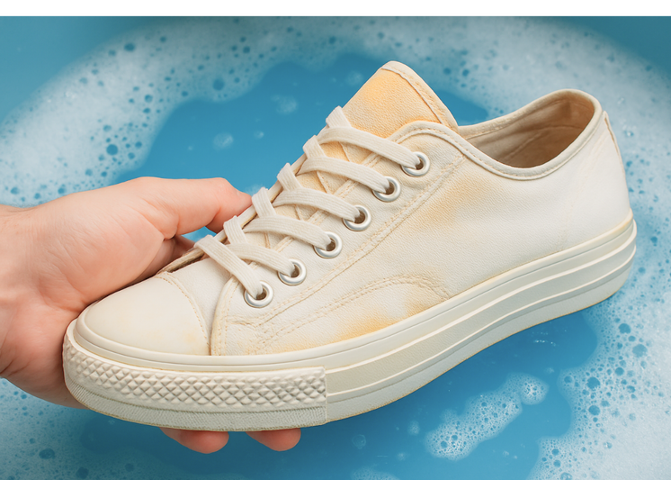 Cara Menjemur Sepatu Putih agar Tidak Kuning