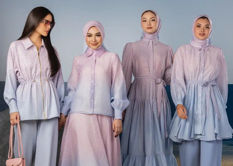 OOTD Baju Hijab Pantai