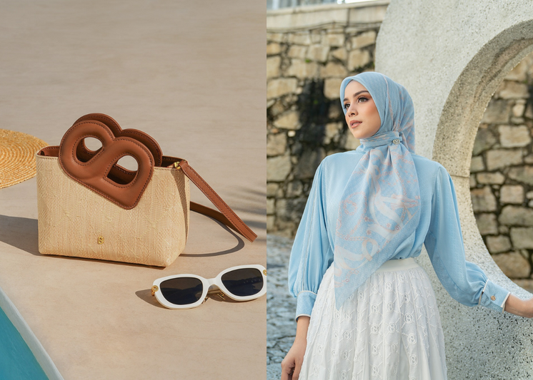Padu Padan Outfit ke Pantai Hijab