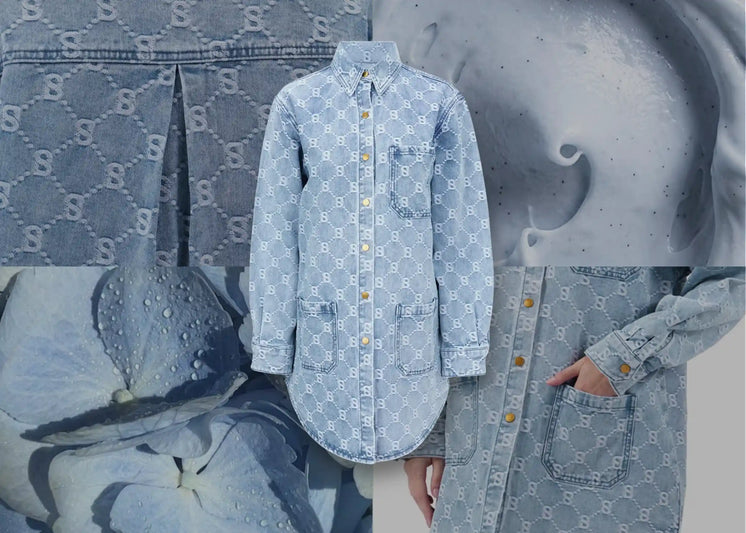 Baju Denim Cocok dengan Jilbab Warna Apa