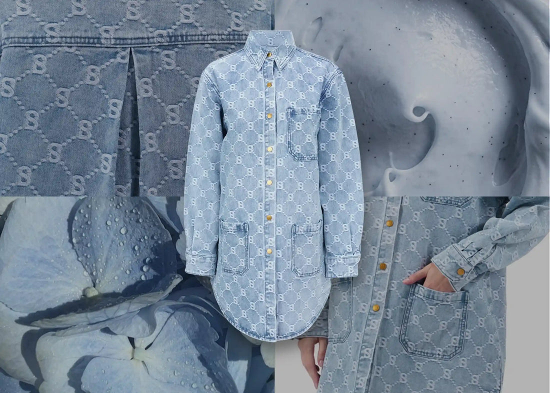 Baju Denim Cocok dengan Jilbab Warna Apa