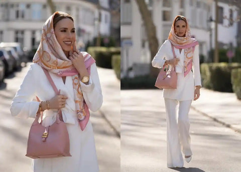 Cara Styling Scarf ala Alexandra Lapp