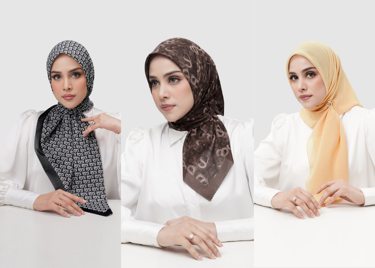 model Jilbab Segi Empat
