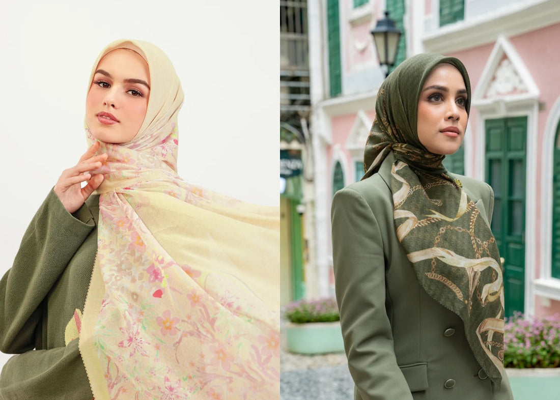 Baju Hijau Cocok dengan Jilbab Warna Apa
