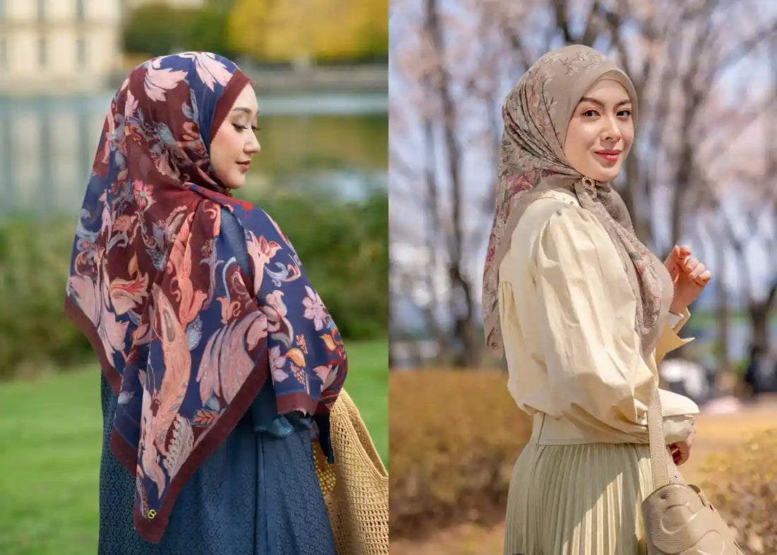 6 Inspirasi Model Hijab untuk Wajah Bulat