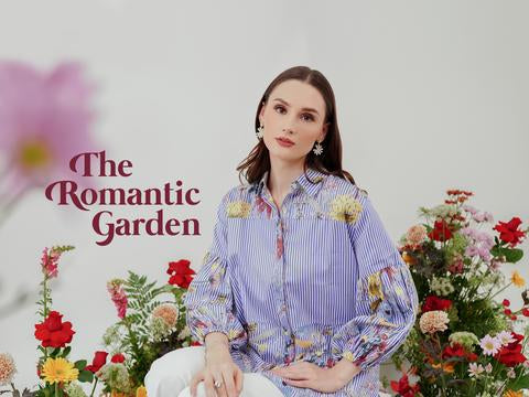 Koleksi Bertema Floral Romantic Garden Benang Jarum