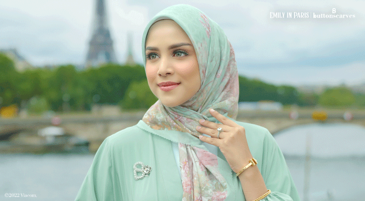 Emily in Paris x Buttonscarves: The Parisian Series