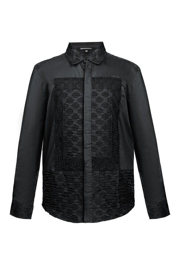 Monogram Men Shirt - Black