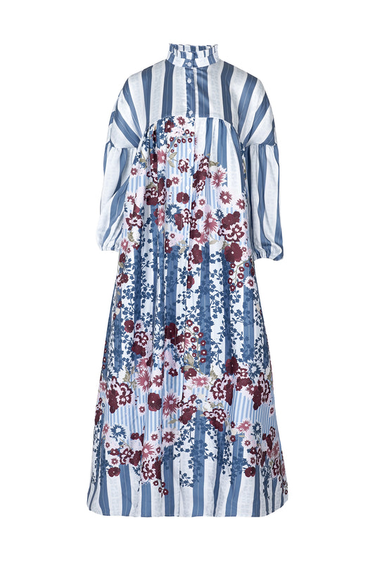 Amona Shirt Dress - Blue