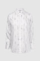 The Editor Satin Shirt - White