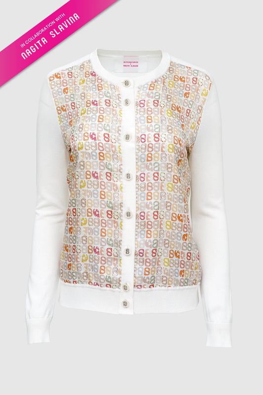 Nagita Cardigan - White