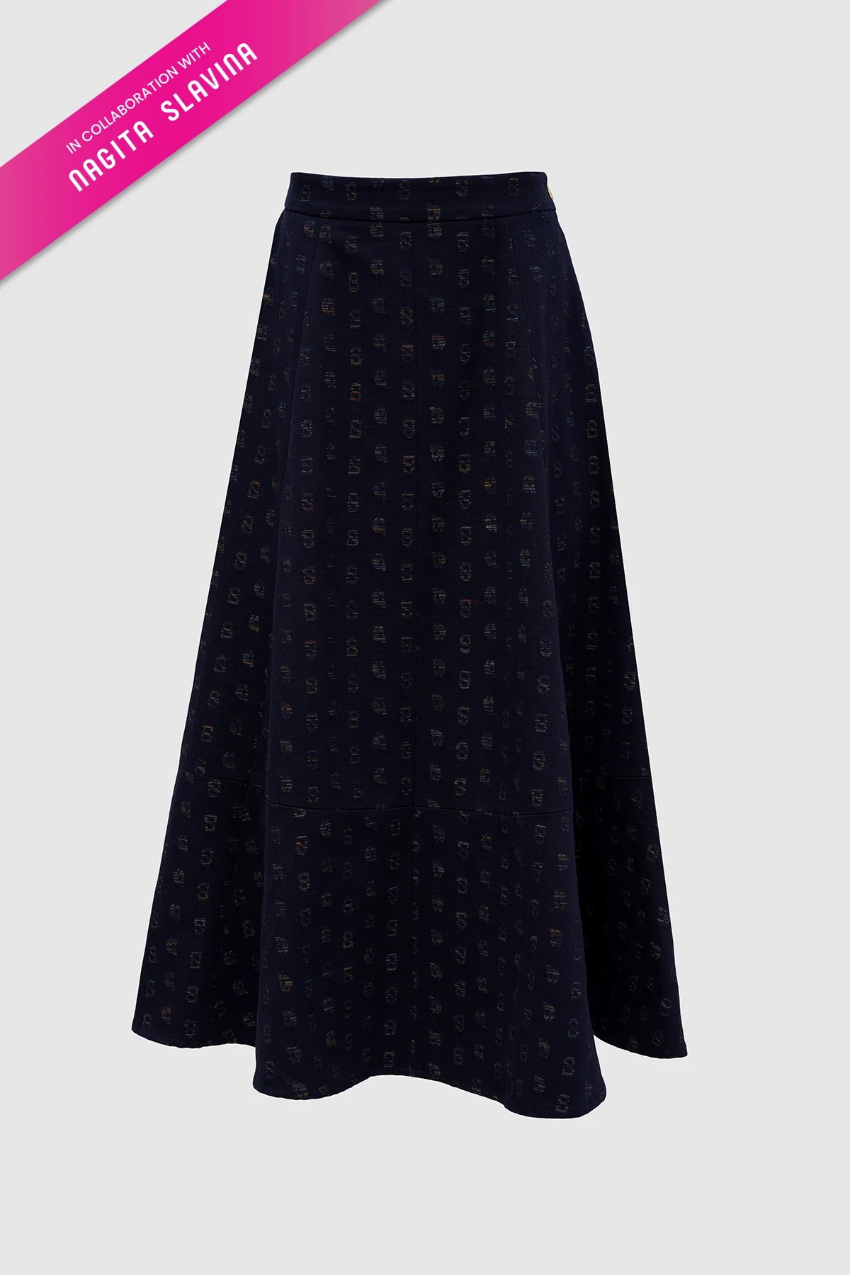 Nagita Denim Skirt - Navy