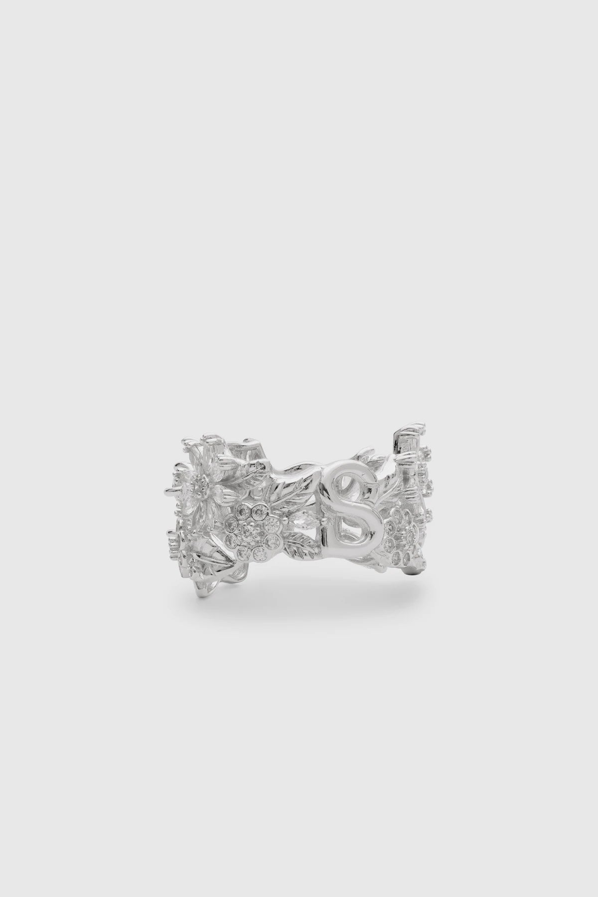 Alina Ring Brooch - Silver