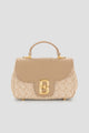 Alma Bimu Jacquard Bag Small - Beige