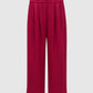 Amy Bimu Pleated Pants - Red