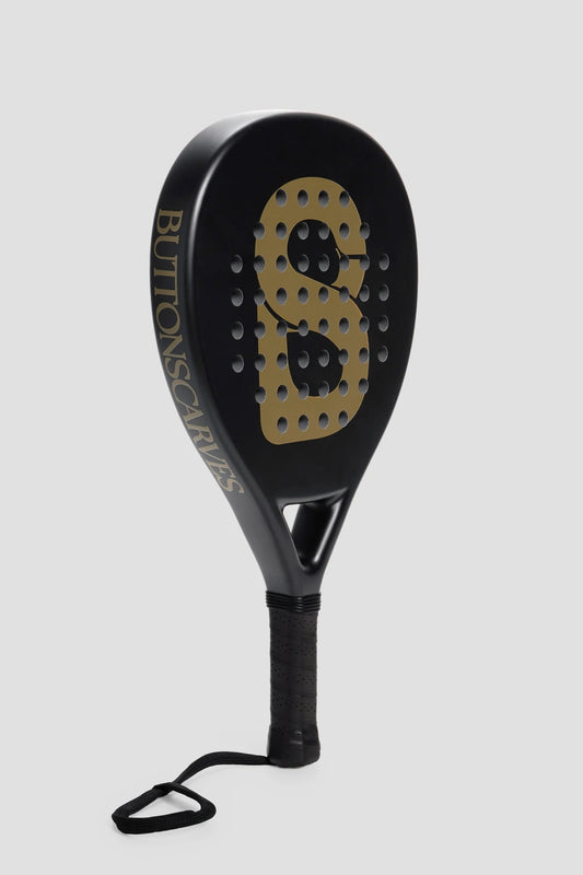 b padel racket set in black by buttonscarves 