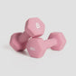 be active dumbbell in pink by buttonscarves 