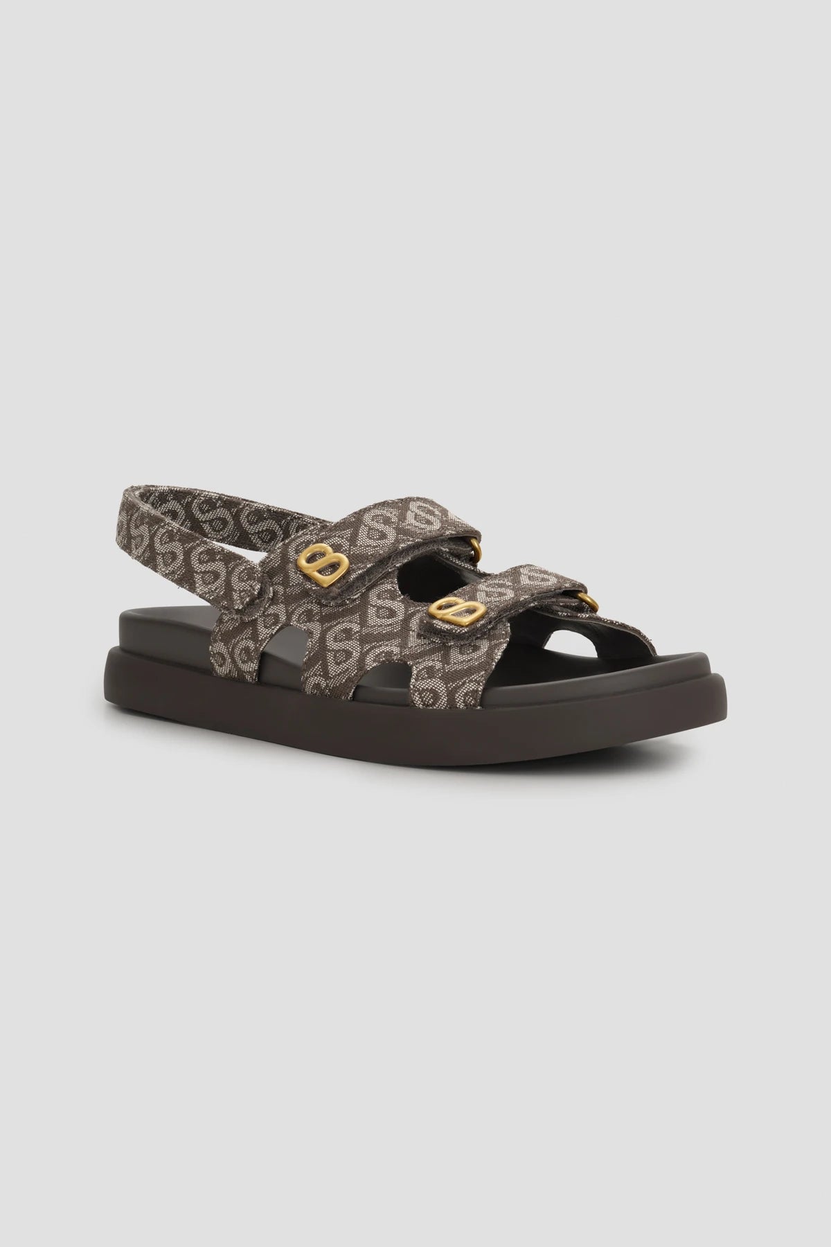 Bimu Double Strap Sandal - Brown