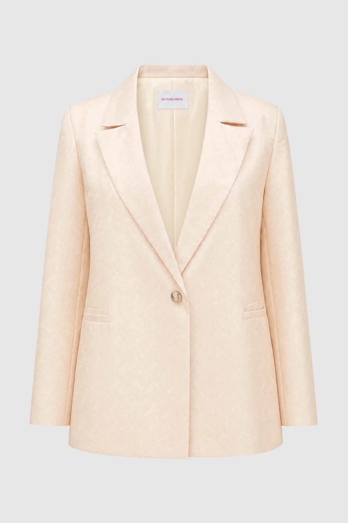 Bimu Jacquard Blazer - Cream