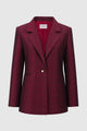 Bimu Jacquard Blazer - Maroon