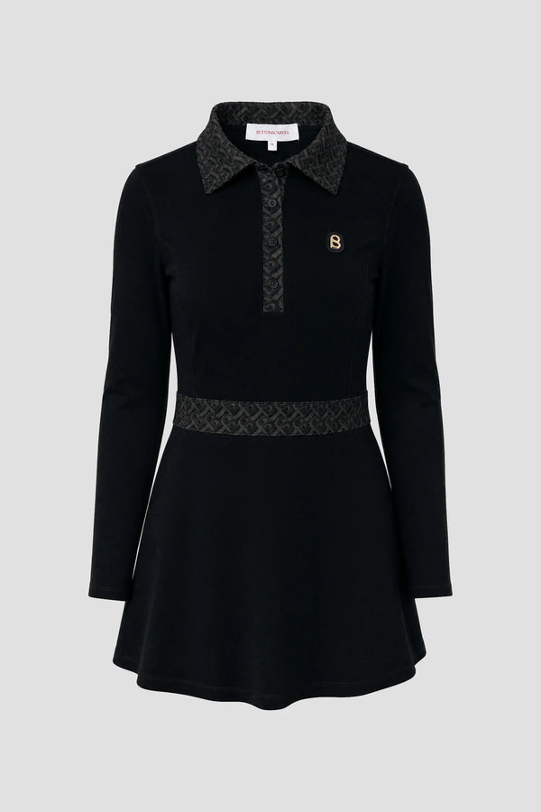 Bimu Polo Dress - Black
