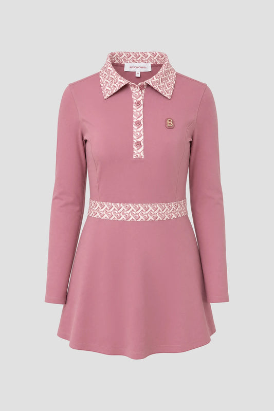 Bimu Polo Dress - Mauvewood