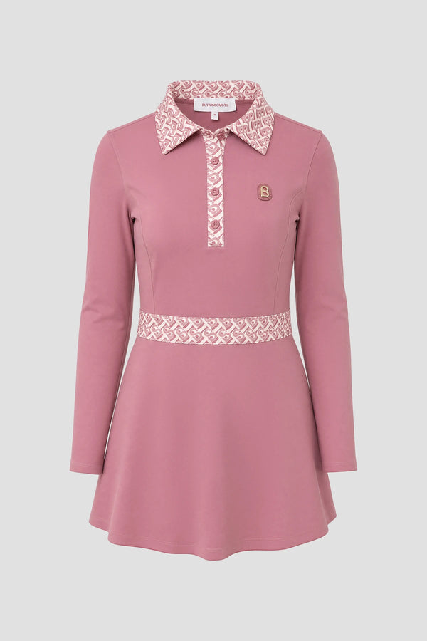 Bimu Polo Dress - Mauvewood
