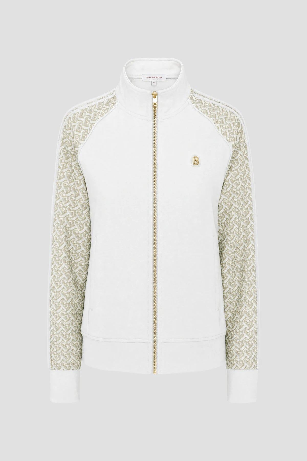 bimu shield jacket in vanilla by buttonscarves 