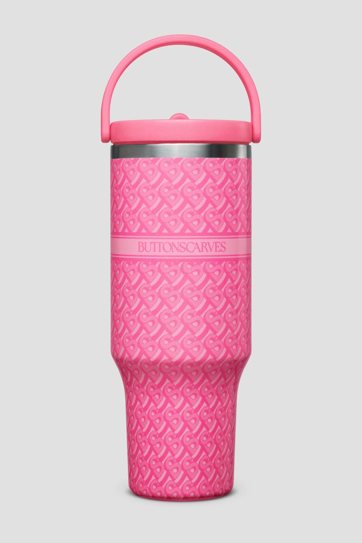 bimu tumbler in thrift pink by buttonscarves 
