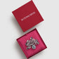 Bloomora Brooch - Hematite
