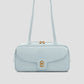 bria shoulder bag in baby blue by buttonscarves 
