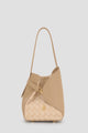 Britney Bimu Jacquard Bag Small - Beige