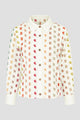 Nagita Crop Shirt - White