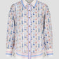 Nagita Oversized Shirt - Azure