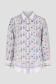 Nagita Oversized Shirt - Azure