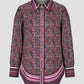Nagita Oversized Shirt - Burgundy