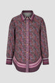 Nagita Oversized Shirt - Burgundy