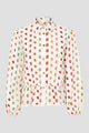 Nagita Peplum Shirt - White