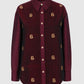 Deli Etoffe Overshirt - Maroon