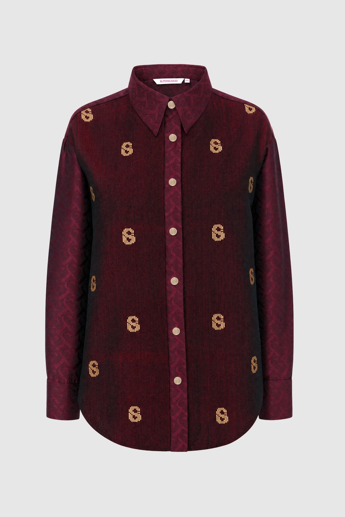 Deli Etoffe Overshirt - Maroon