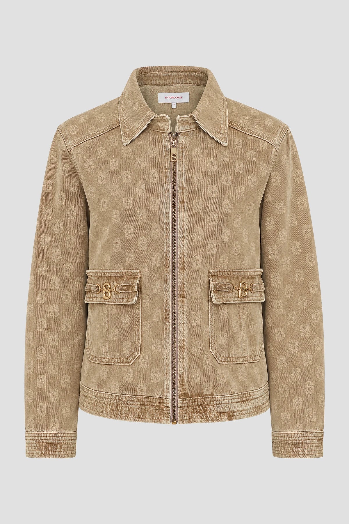 Elle Denim Jacket - Tan
