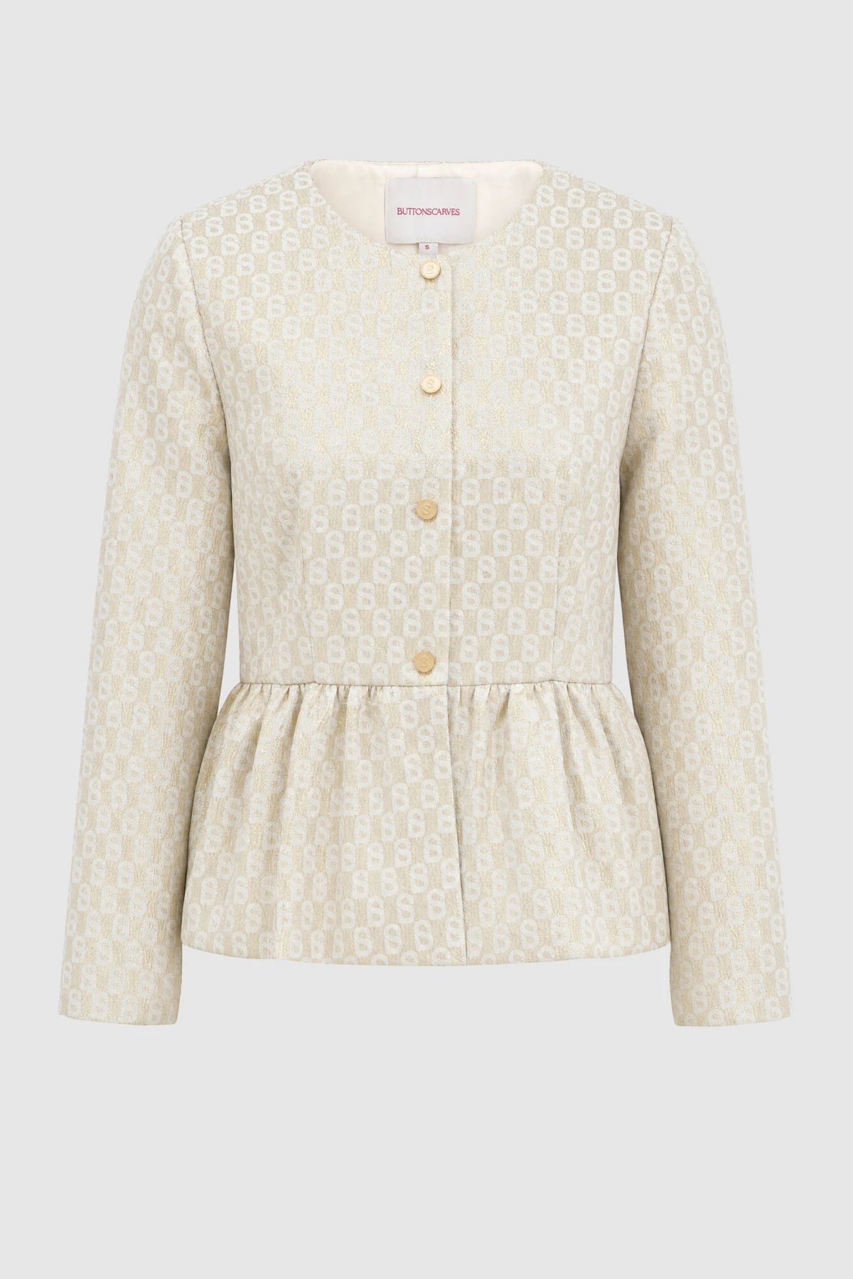 Freya Jacquard Outer - Champagne Gold