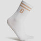 grip socks medium in beige by buttonscarves 