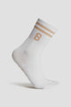 grip socks medium in beige by buttonscarves 