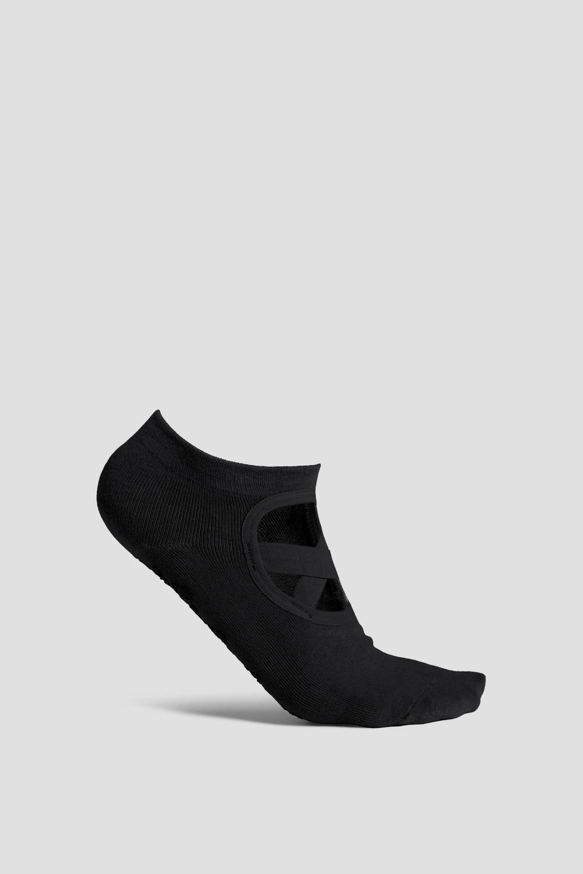 grip socks short in black by buttonscarves 