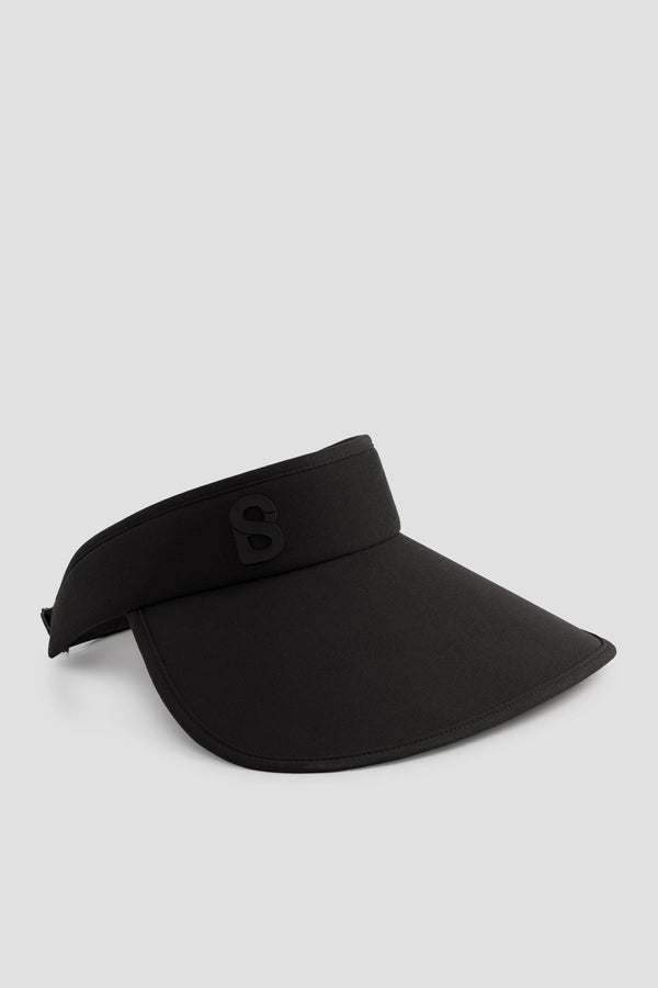 Hailey Visor Hat - Black