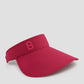 hailey visor hat in fuchsia by buttonscarves front view