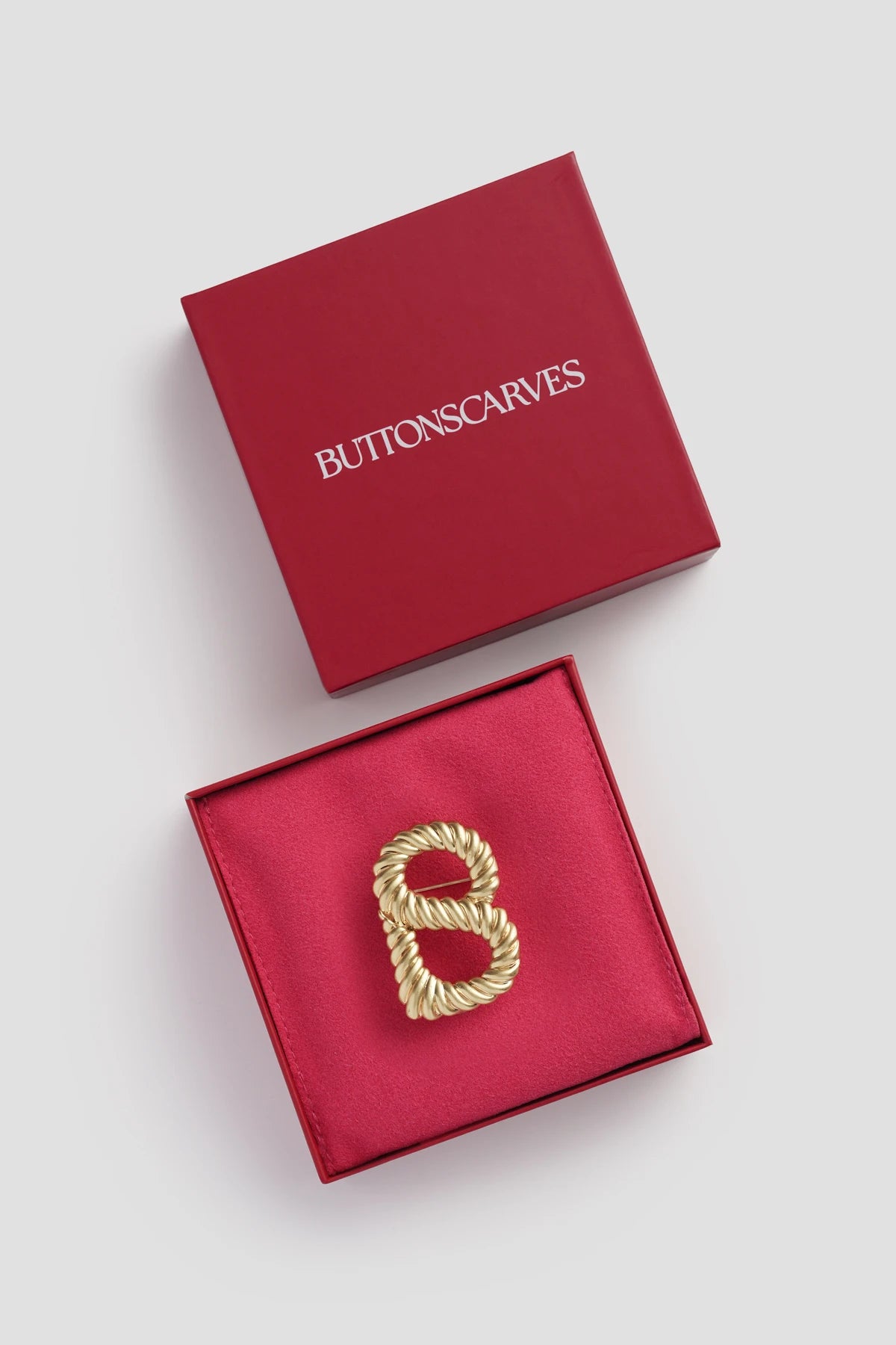 Interlock Brooch - Gilding Gold