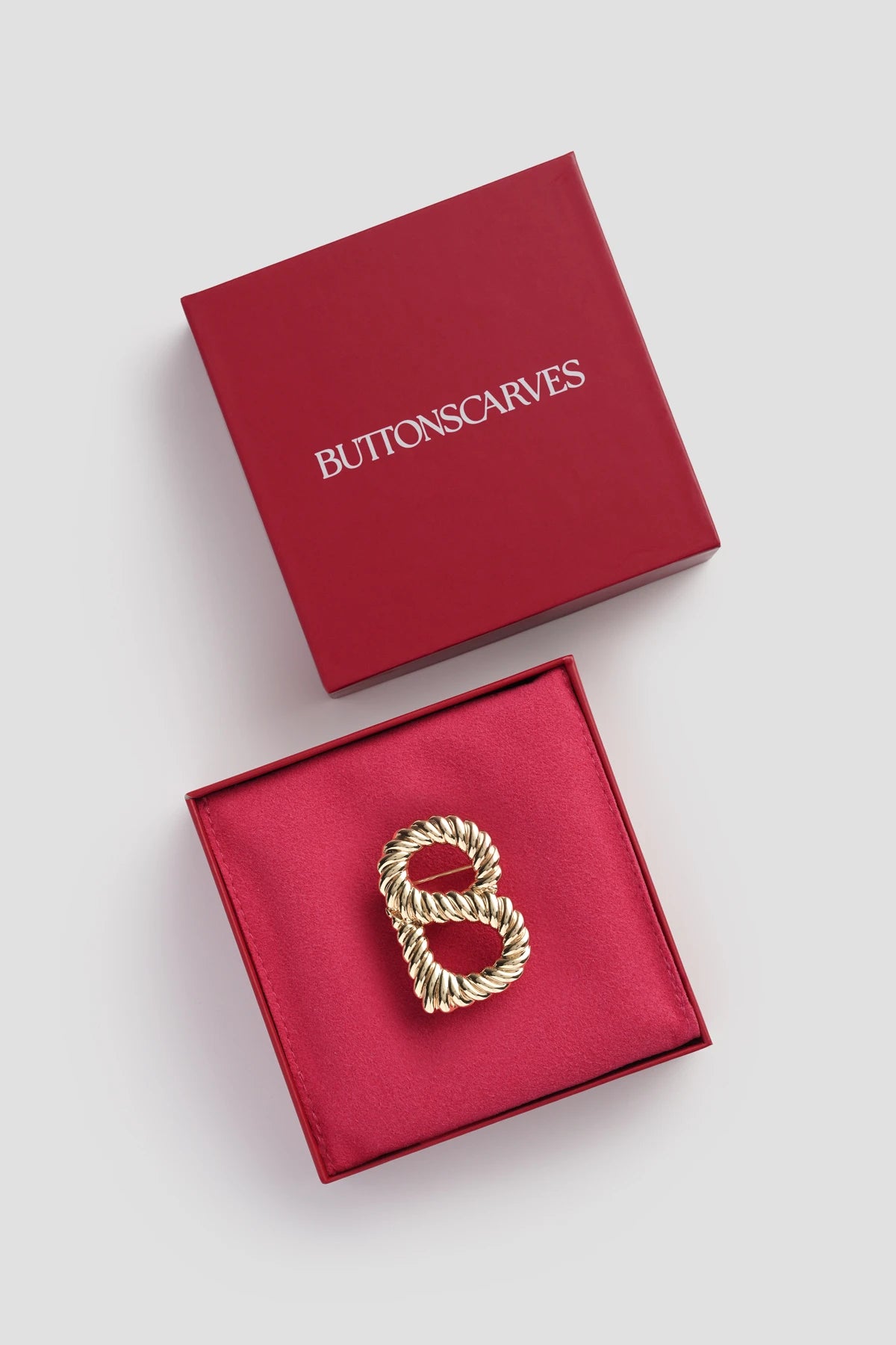 Interlock Brooch - Gold