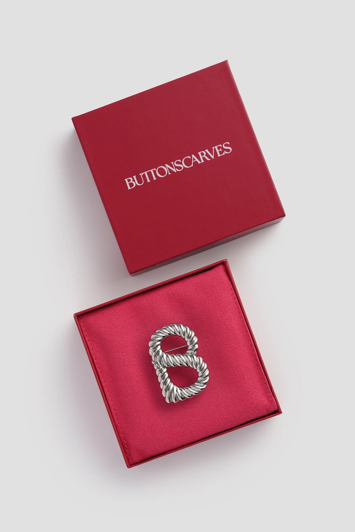 Interlock Brooch - SIlver